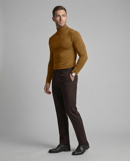 Maglione Uomo Dolcevita in Lana Morbido