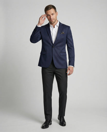 Giacca Uomo Satinata Elegante Slim Fit