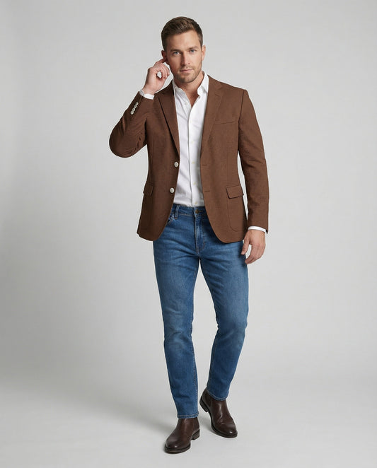 Blazer Uomo Slim Fit Elegante - Brentozzi