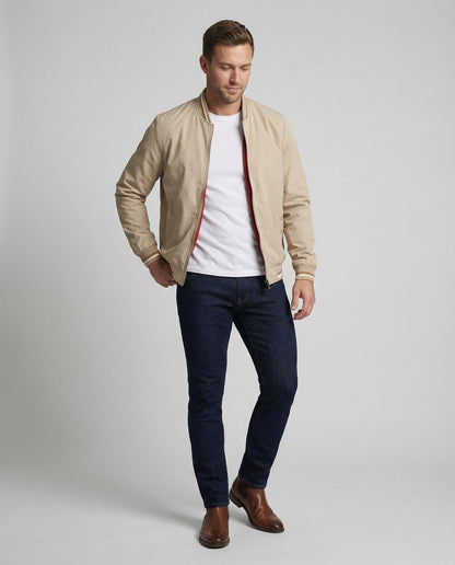 Giacca Uomo Tempo Libero Nylon Idrorepellente