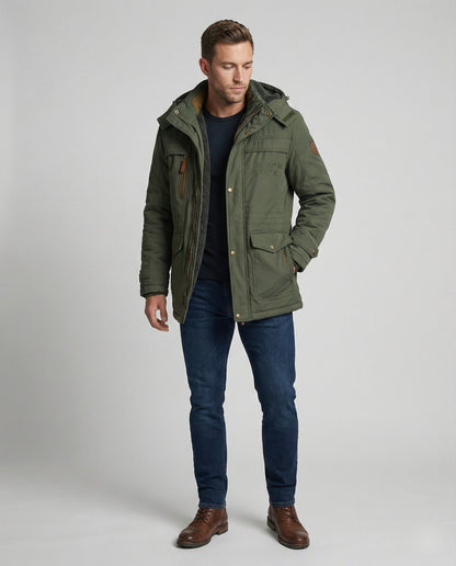 Giacca Uomo Imbottita Stile Casual
