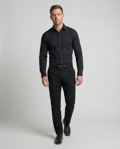 Camicia Business Uomo in Tessuto Stretch Slim Fit