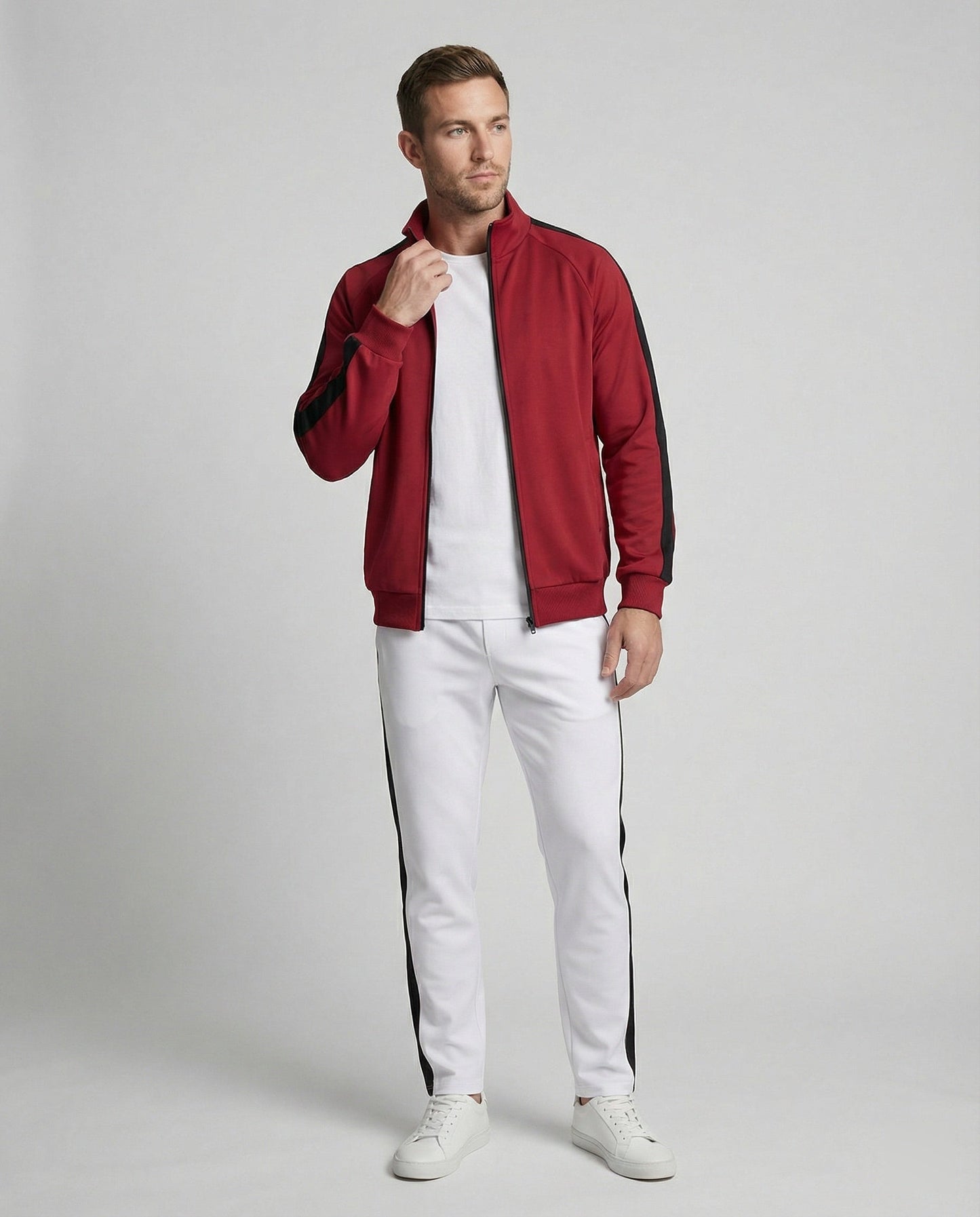 Tuta Sportiva Uomo Abbigliamento Casual Comodo