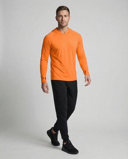 Felpa Uomo Sportiva con Cappuccio Regular Fit