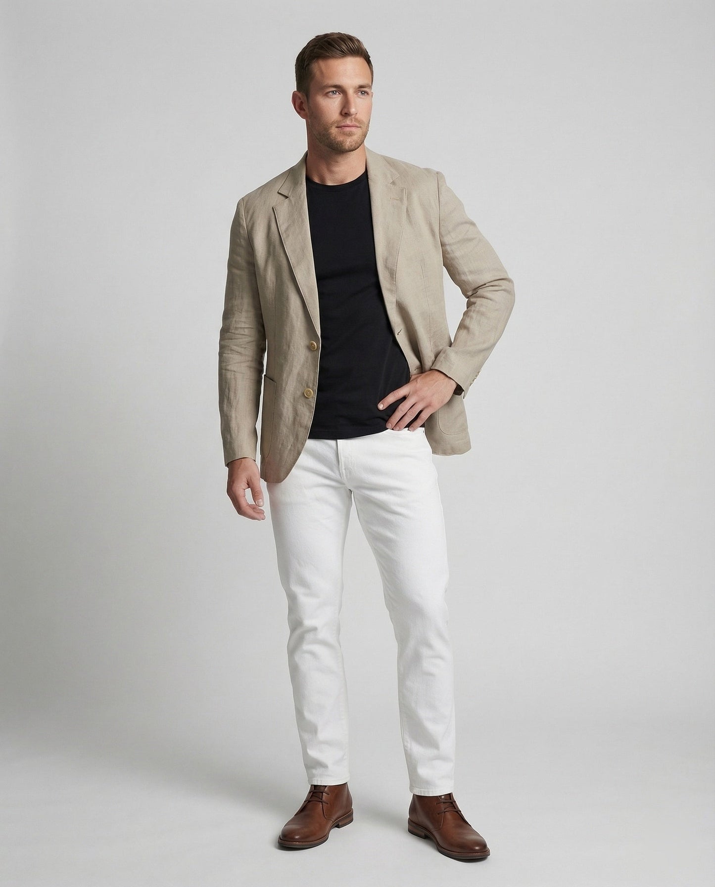 Blazer Uomo Elegante Casual Slim Fit