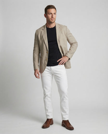 Blazer Uomo Elegante Casual Slim Fit