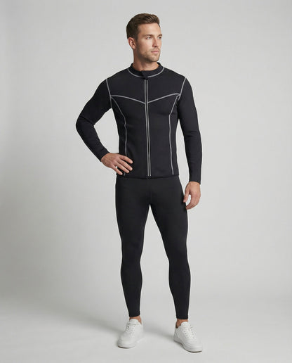 Maglia Compressione Uomo Manica Lunga Sportiva