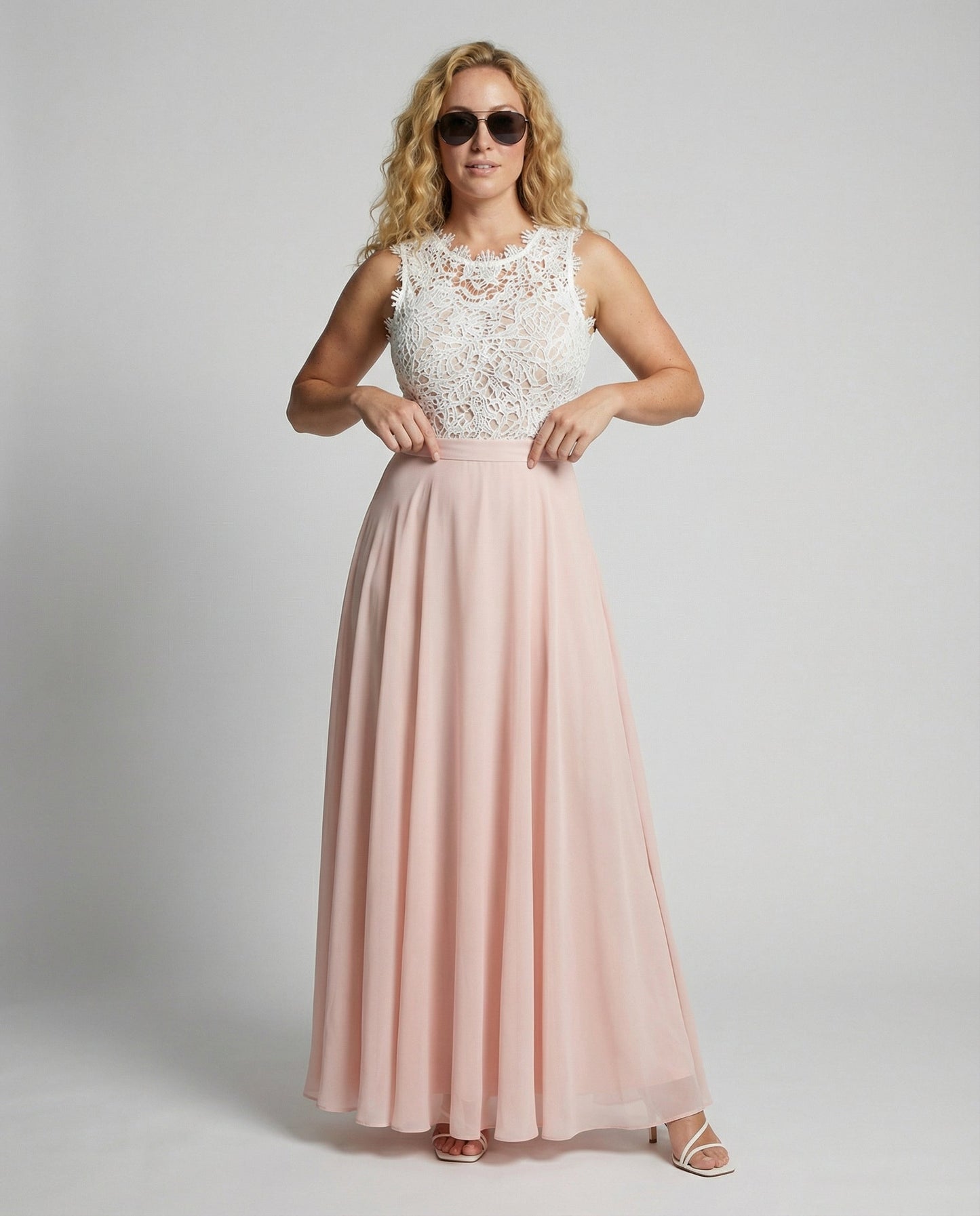 Abito Maxi Donna Girocollo - Brentozzi