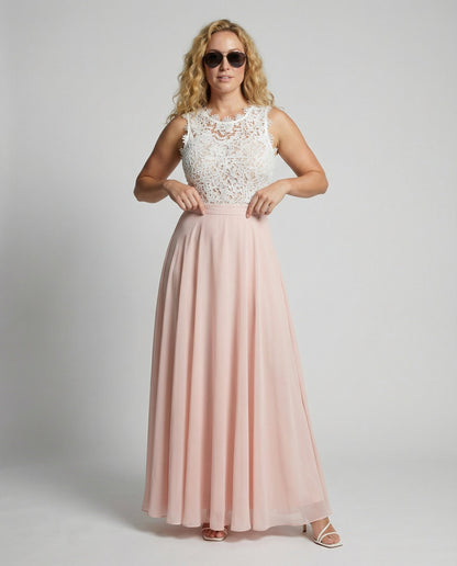 Abito Maxi Donna Girocollo - Brentozzi