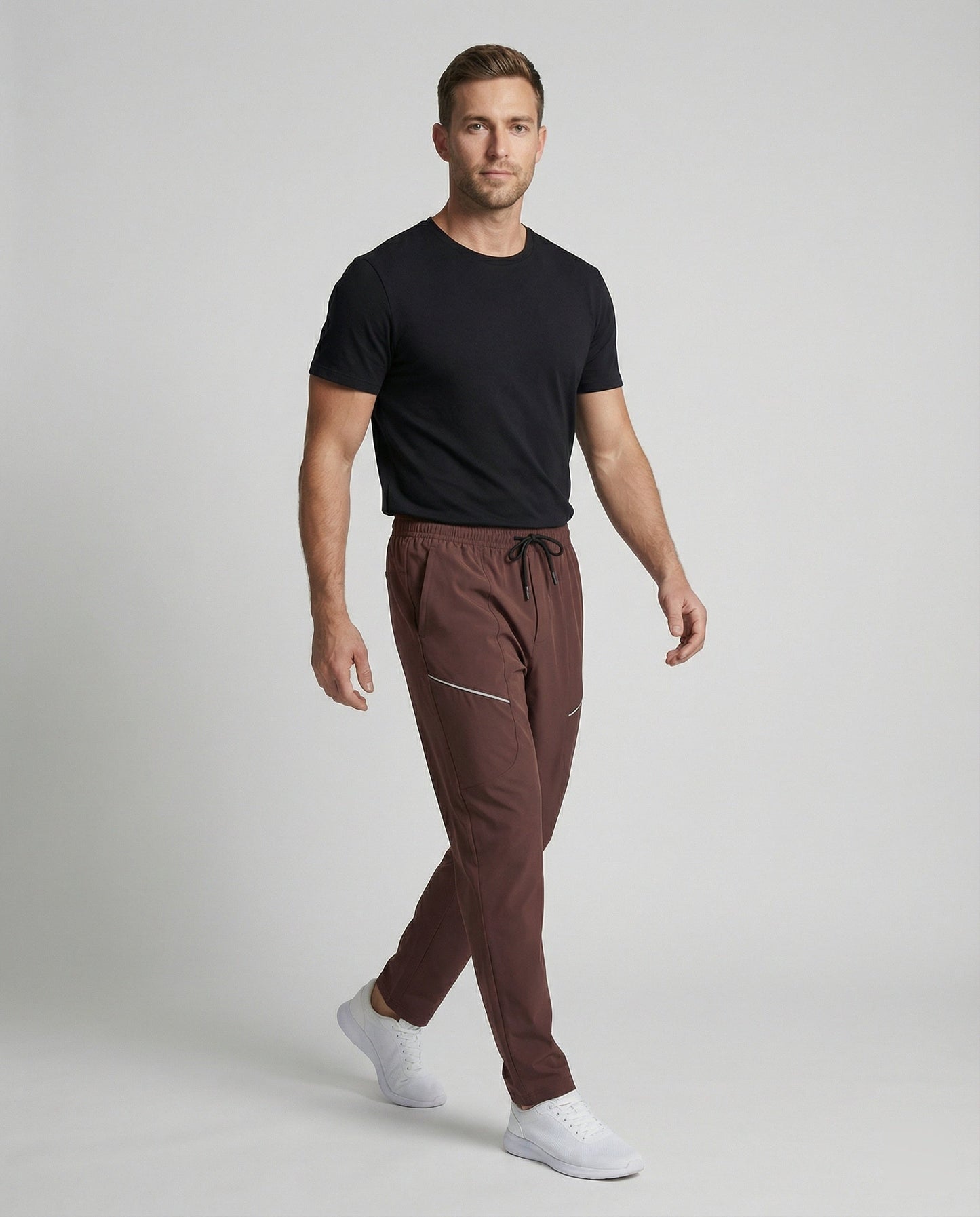 Pantaloni Uomo Trekking Outdoor Vestibilità Comoda