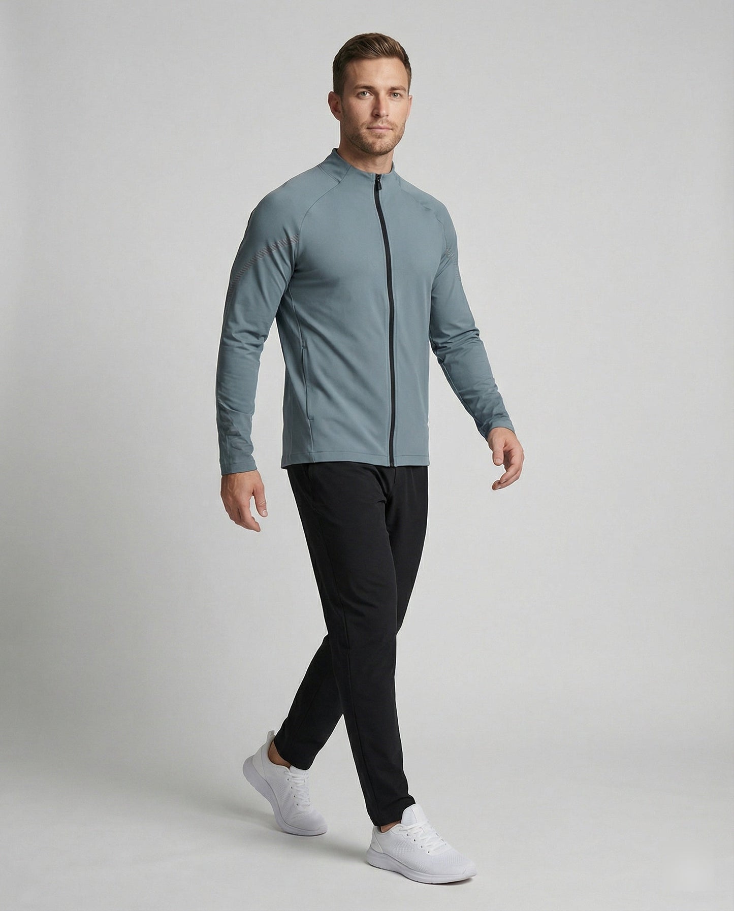 Giacca Sportiva Uomo Traspirante Manica Raglan