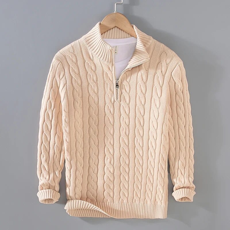 Maglione Uomo in Cotone Casual Moderno Primavera Autunno