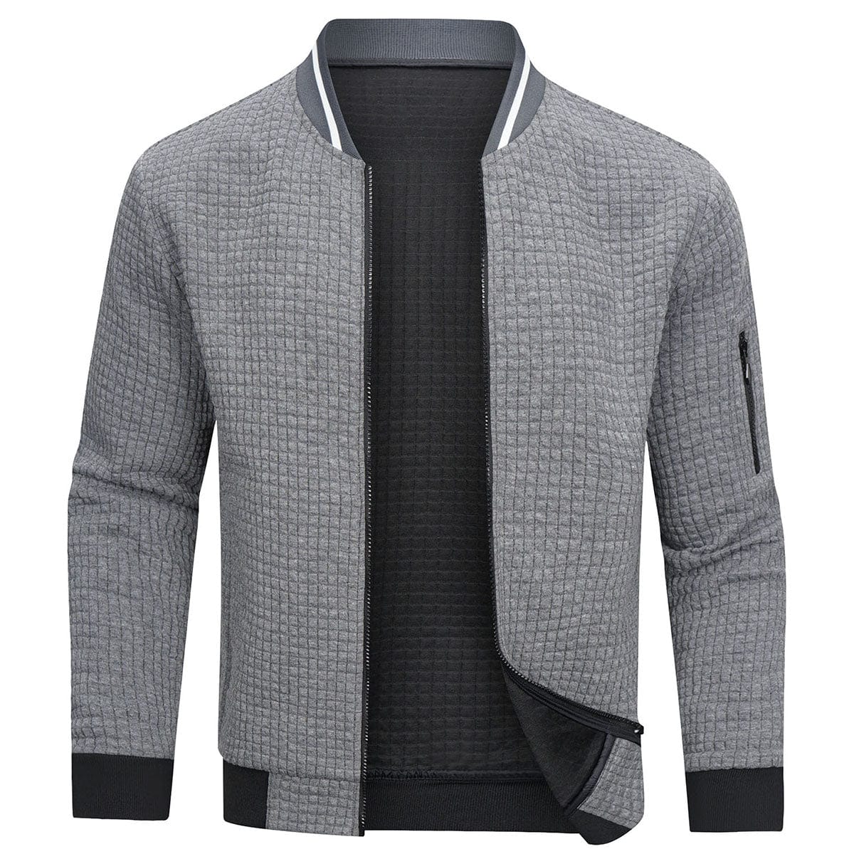 Giacca Bomber Uomo Leggera Imbottita con Zip