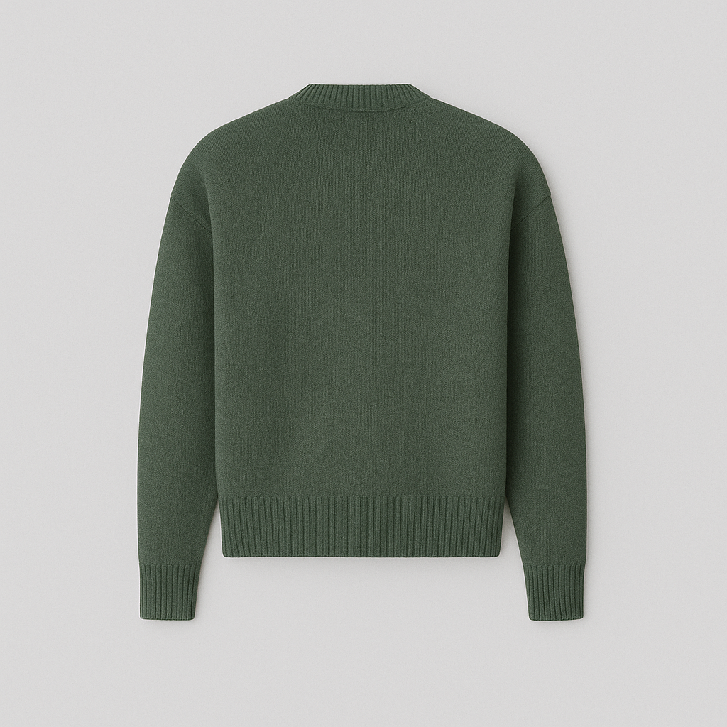 Maglione Oversize Donna con Motivo a Cuori Morbido