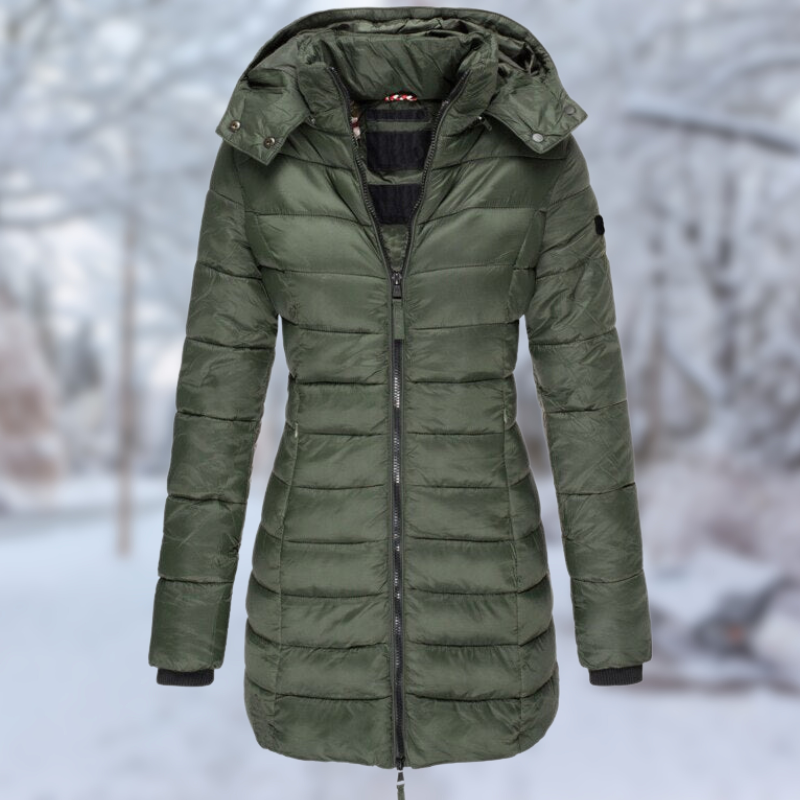 Giacca Invernale Mezza Lunghezza Donna Calda Elegante