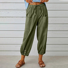 Pantaloni Cargo Donna con Coulisse Vita Elastico - Brentozzi