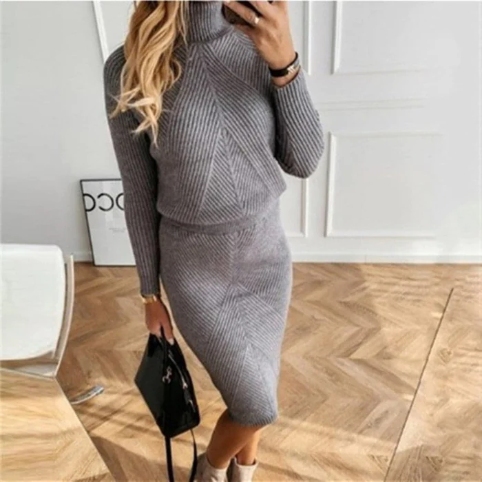 Abito Maglione Donna in Maglia Morbida Vestibilità Comoda