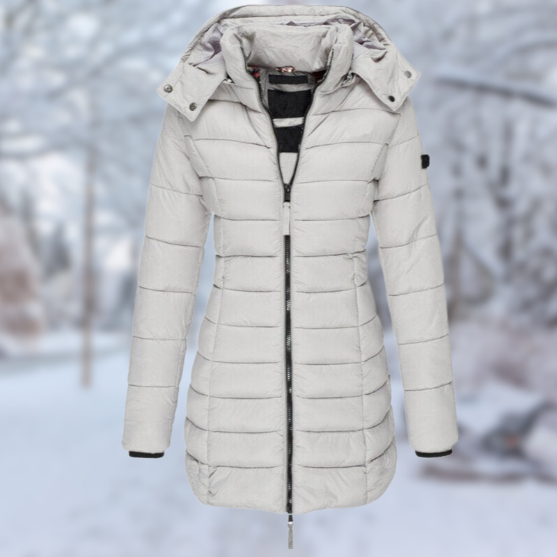 Giacca Invernale Mezza Lunghezza Donna Calda Elegante