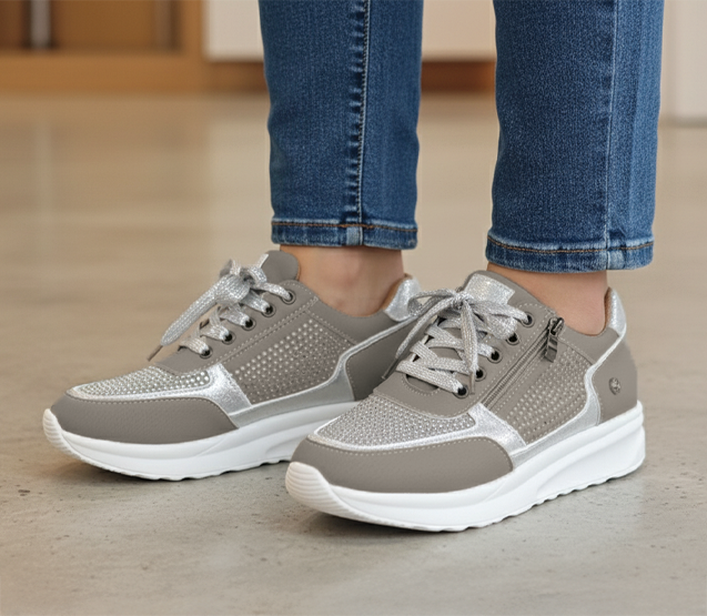 Sneaker Donna Platform con Lacci