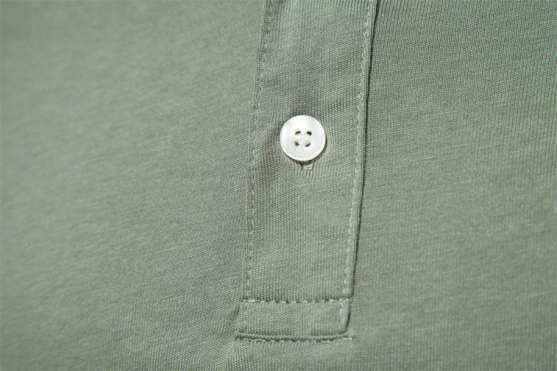 Polo Uomo Classico Cotone Bottoni Minimalisti