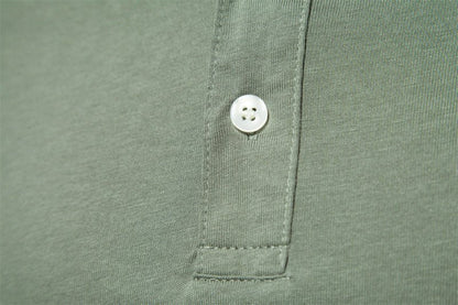 Polo Uomo Classico Cotone Bottoni Minimalisti