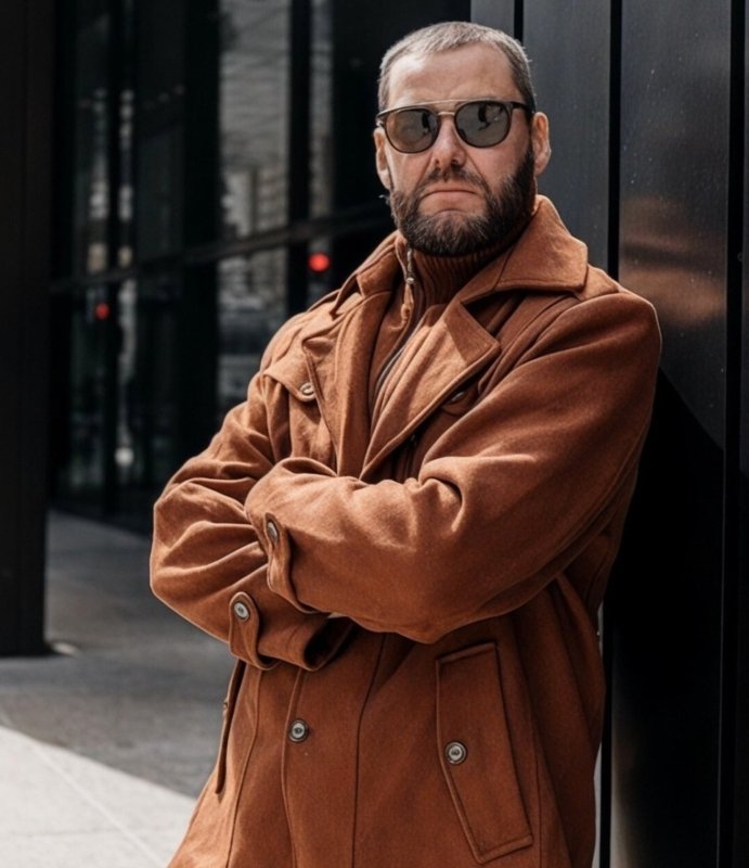 Cappotto Uomo in Lana con Colletto Interno Rimovibile