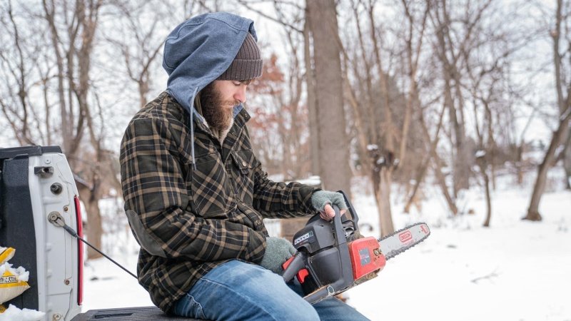 Giacca Invernale Uomo con Motivo Quadri e Fodera in Pile