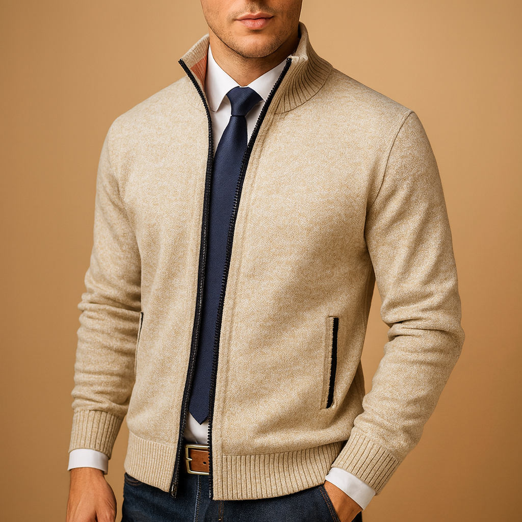 Maglia Uomo con Zip Vestibilità Regolare - Brentozzi
