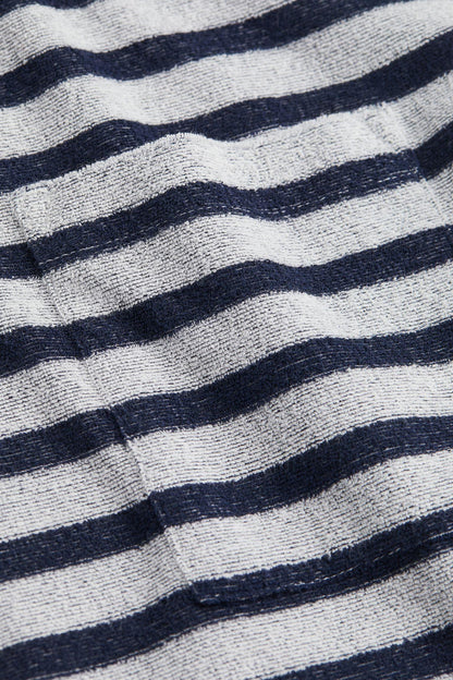 Polo Uomo Maglia a Righe Stile Marino Slim Fit