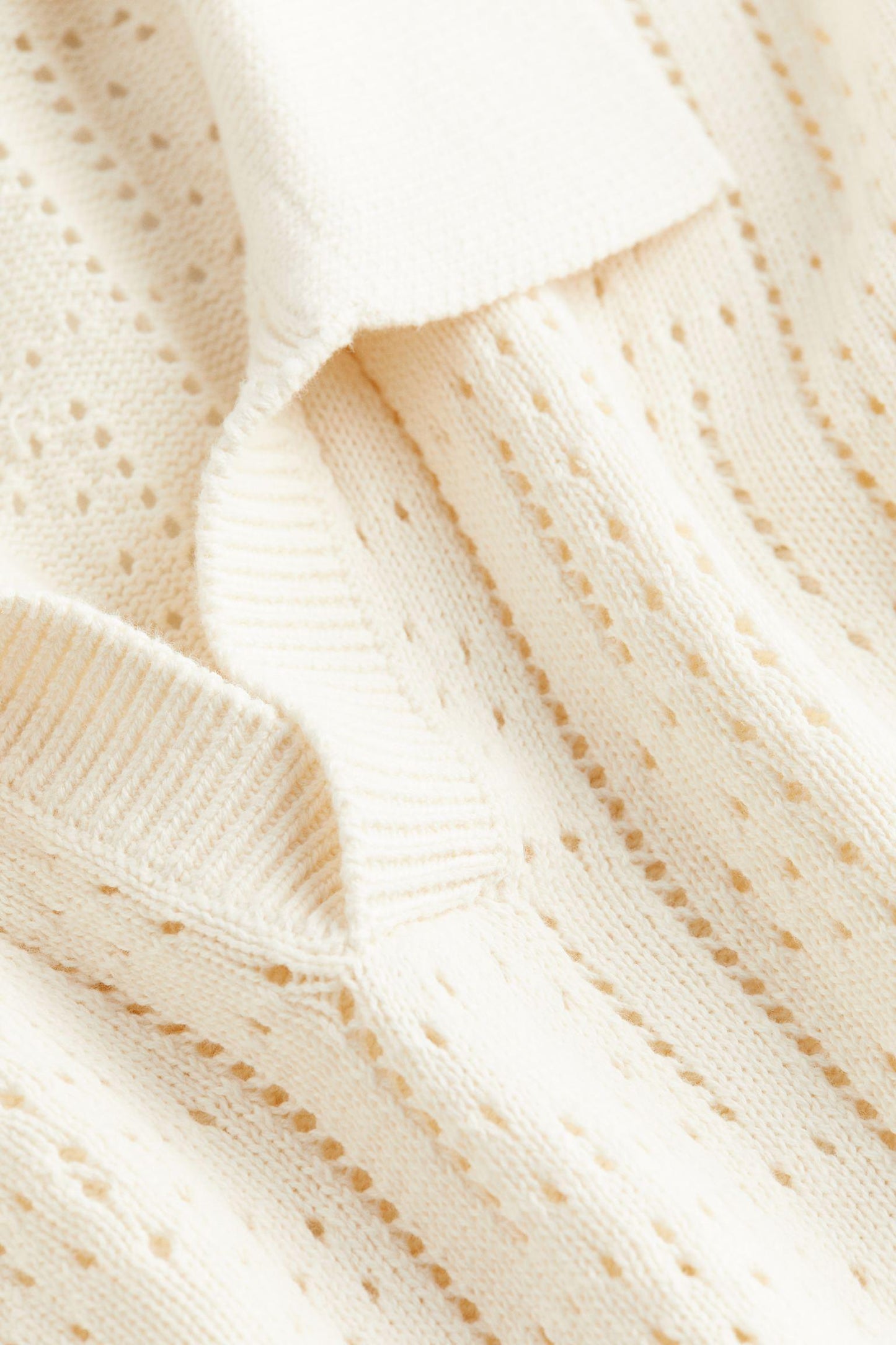 Maglione Donna in Maglia e Uncinetto Collo a Polo