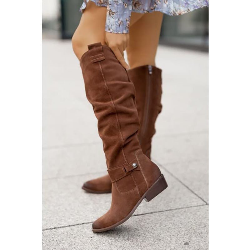 Stivali Donna Moda con Vestibilità Comoda