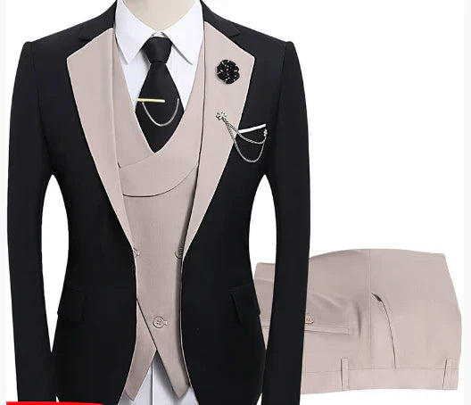 Completo Uomo Tre Pezzi Giacca Gilet e Pantaloni Classico