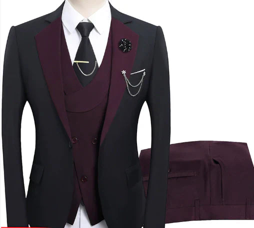 Completo Uomo Tre Pezzi Giacca Gilet e Pantaloni Classico - Brentozzi