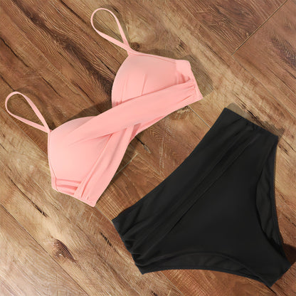 Bikini Donna Due Pezzi Vita Alta Elegante