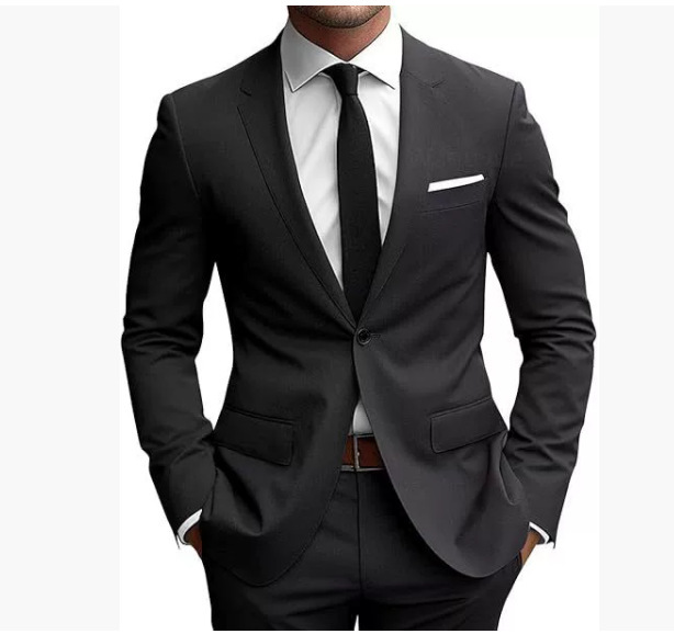 Abito Uomo Elegante Monopetto Slim Fit