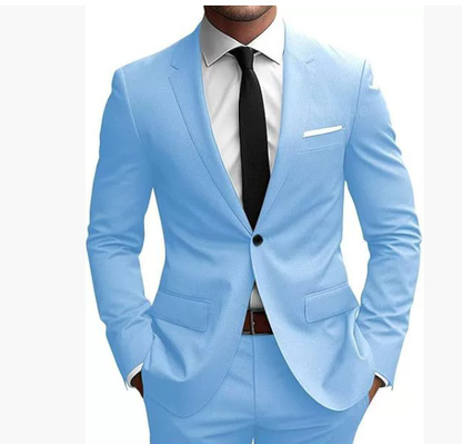Abito Uomo Elegante Monopetto Slim Fit
