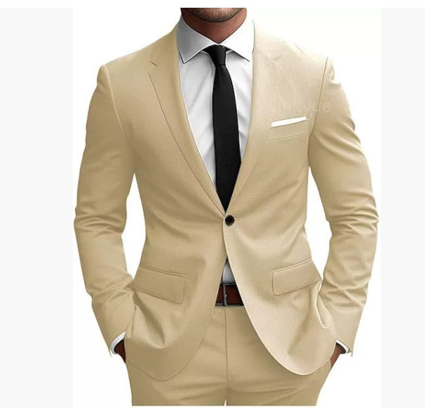 Abito Uomo Elegante Monopetto Slim Fit