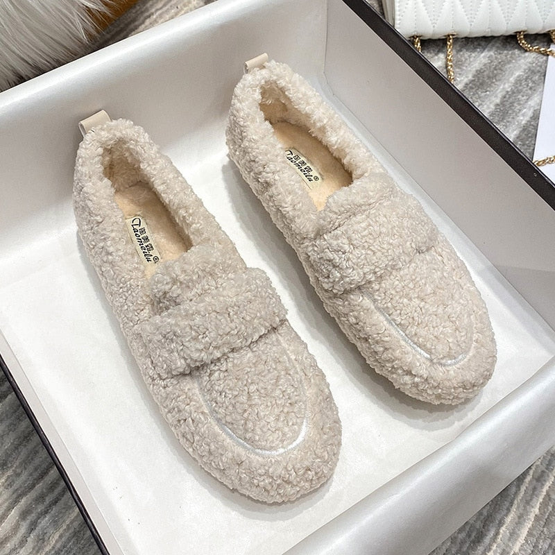 Pantofole Uomo Donna Lana Calda Invernale Morbide