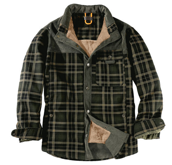 Giacca Uomo Lumberjack Calda Impermeabile Stile Outdoor - Brentozzi