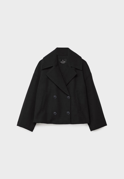 Cappotto Donna Invernale Doppiopetto Corto