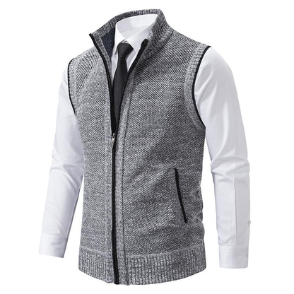 Gilet Uomo con Zip Corto