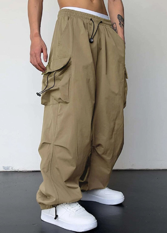 Pantaloni Cargo Uomo Taglio Largo Vestibilità Ampia - Brentozzi