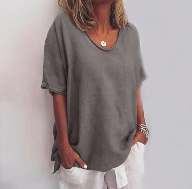 T-Shirt Donna Manica Corta Casual - Brentozzi