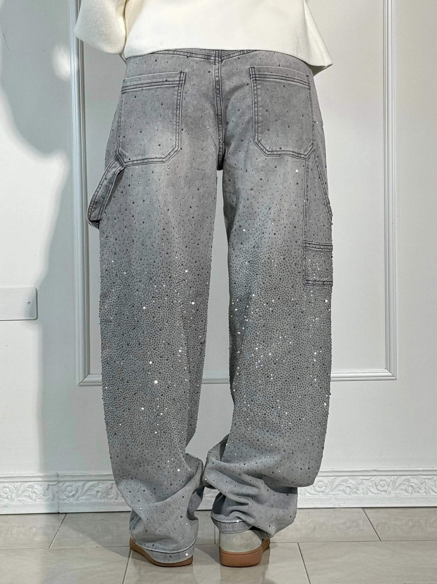 Pantaloni Donna Ampi Primavera Leggeri