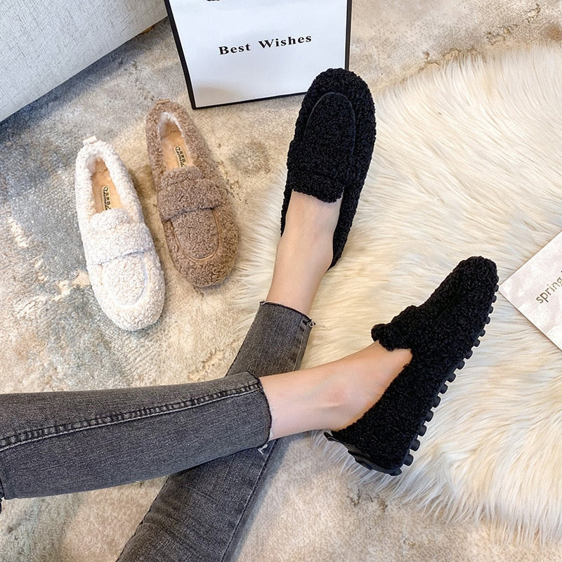 Pantofole Uomo Donna Lana Calda Invernale Morbide