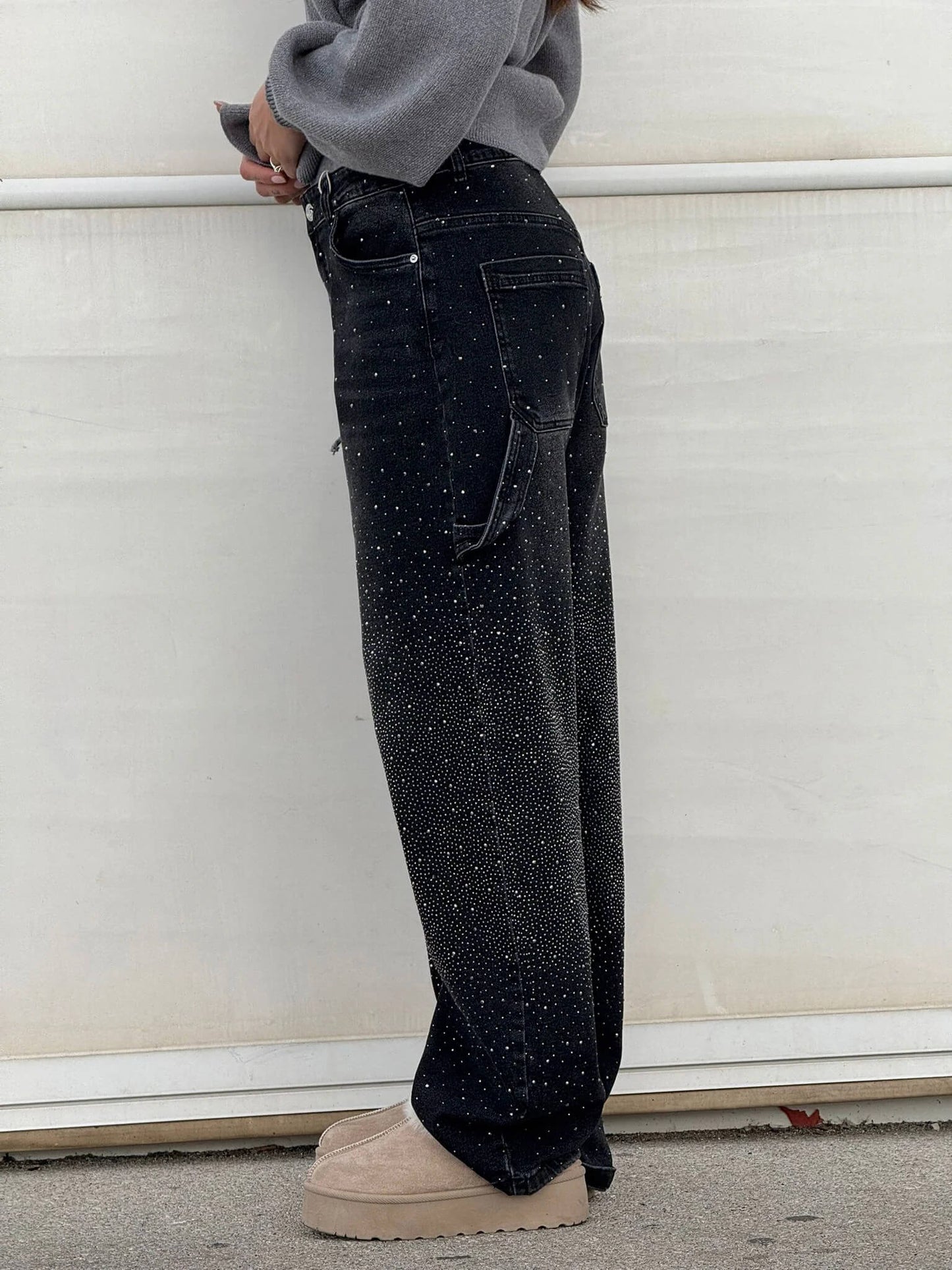 Pantaloni Donna Ampi Primavera Leggeri