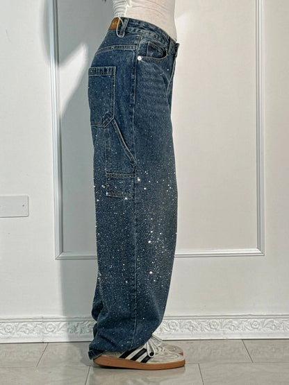 Pantaloni Donna Ampi Primavera Leggeri