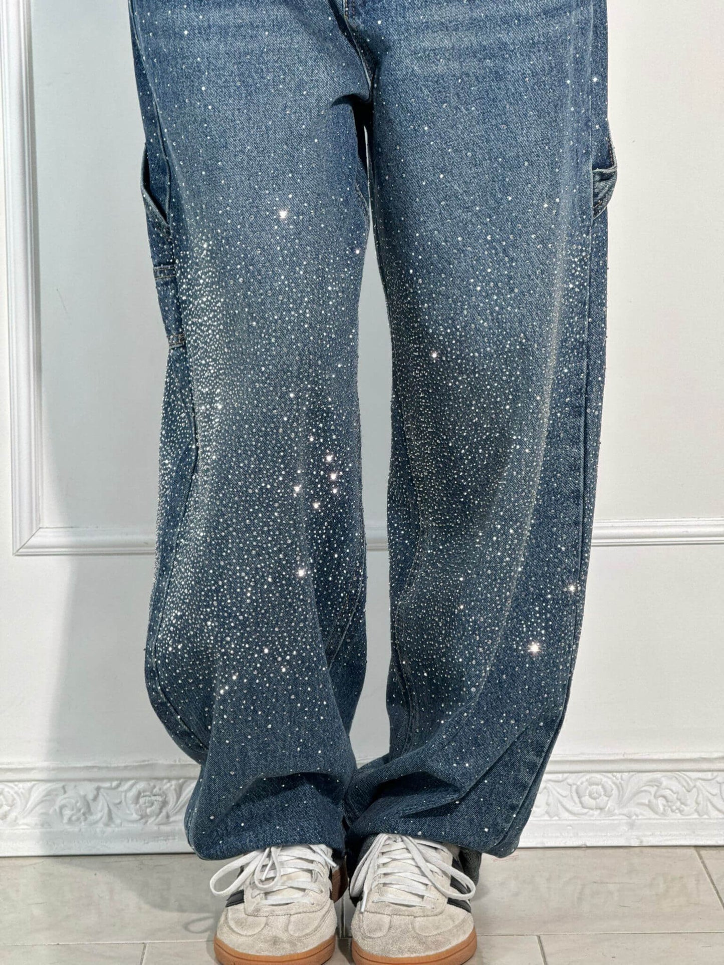 Pantaloni Donna Ampi Primavera Leggeri