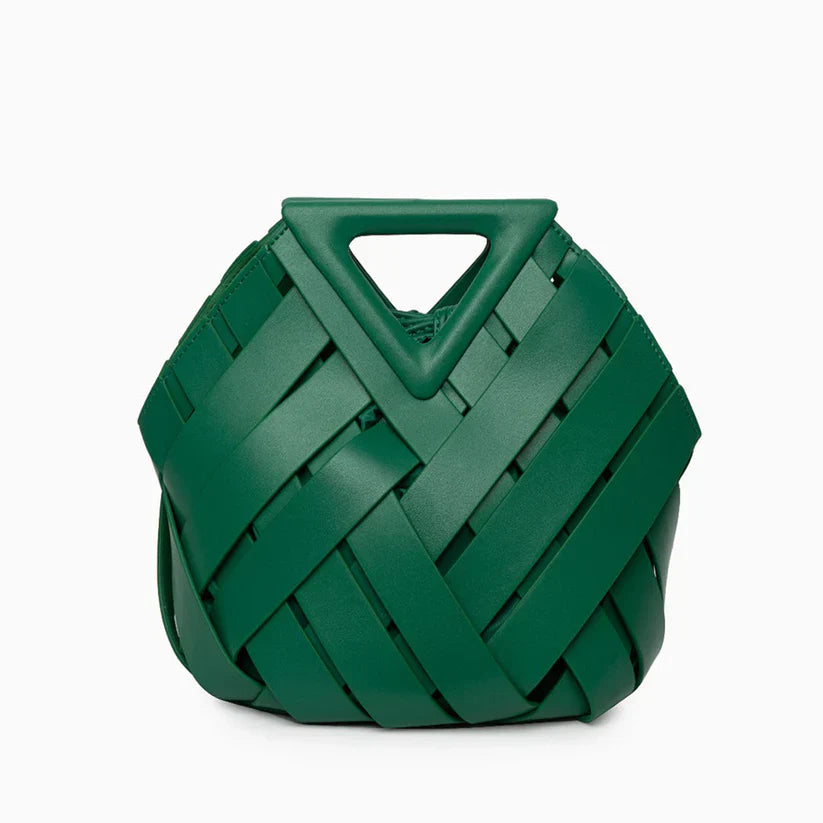 Borsa Donna in Pelle Intrecciata Stile Casual e Formale