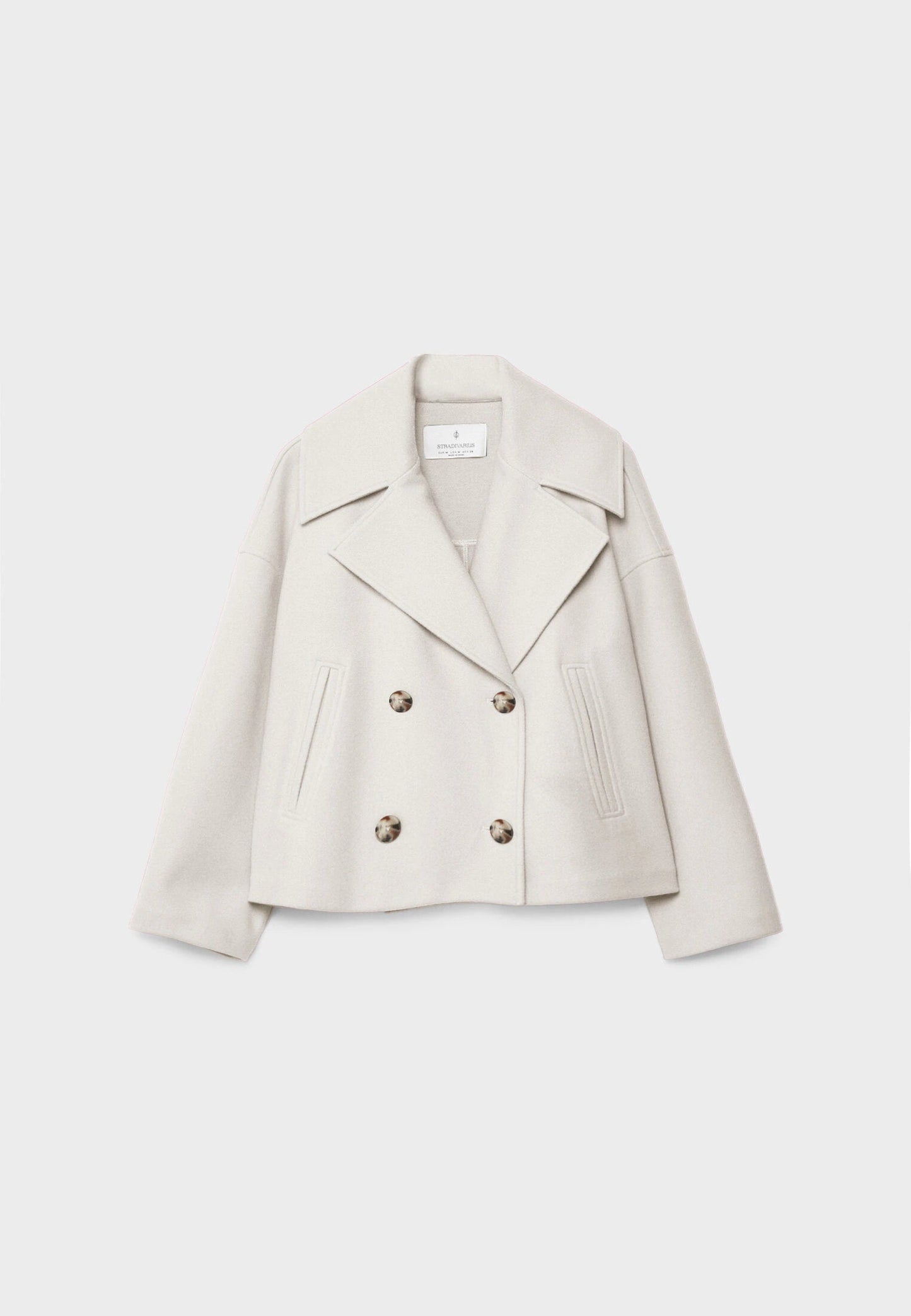 Cappotto Donna Invernale Doppiopetto Corto